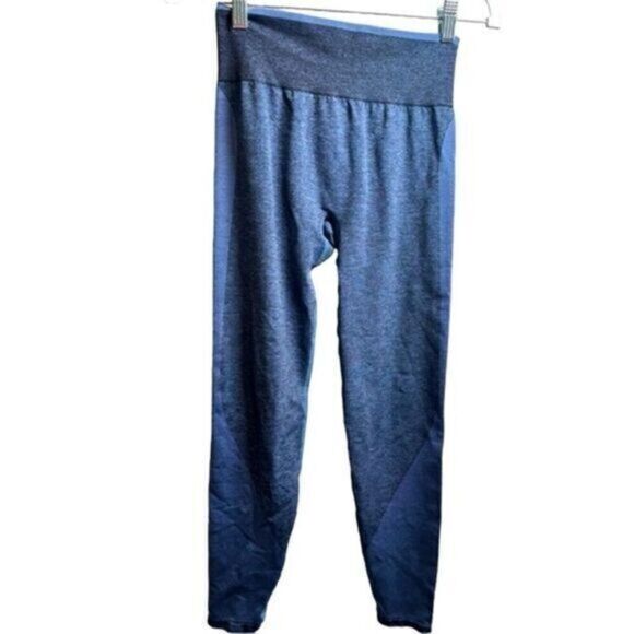 EUC VS PINK Women’s Blue Activewear Seamless Leggings - Size Small - Picture 1 of 6